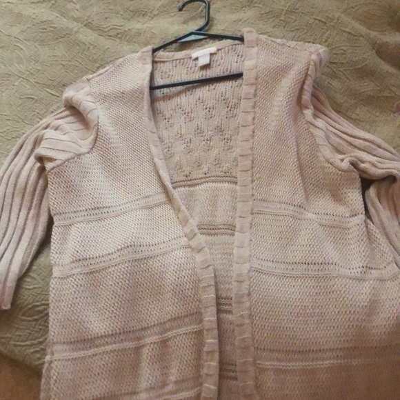 Chico’s Brand Cardigan Beige color - Picture 2 of 4